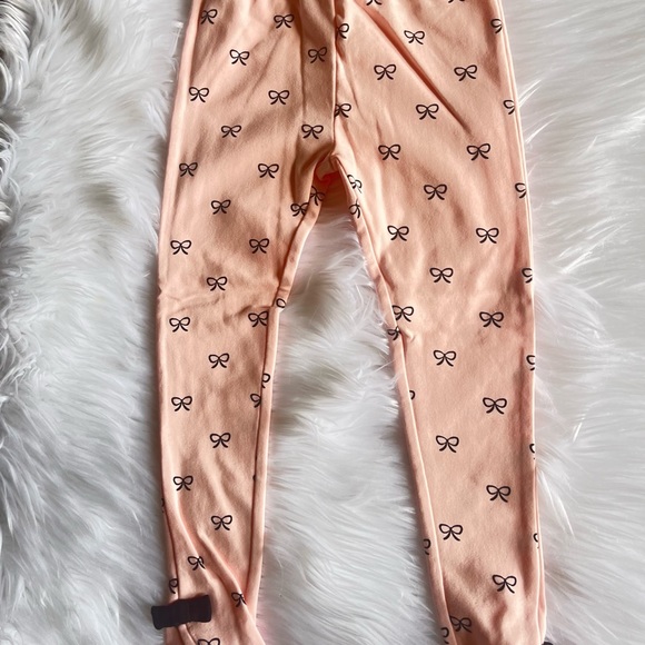 Gymboree "Tres Chic" Girls Heart Bow Leggings - Picture 3 of 3